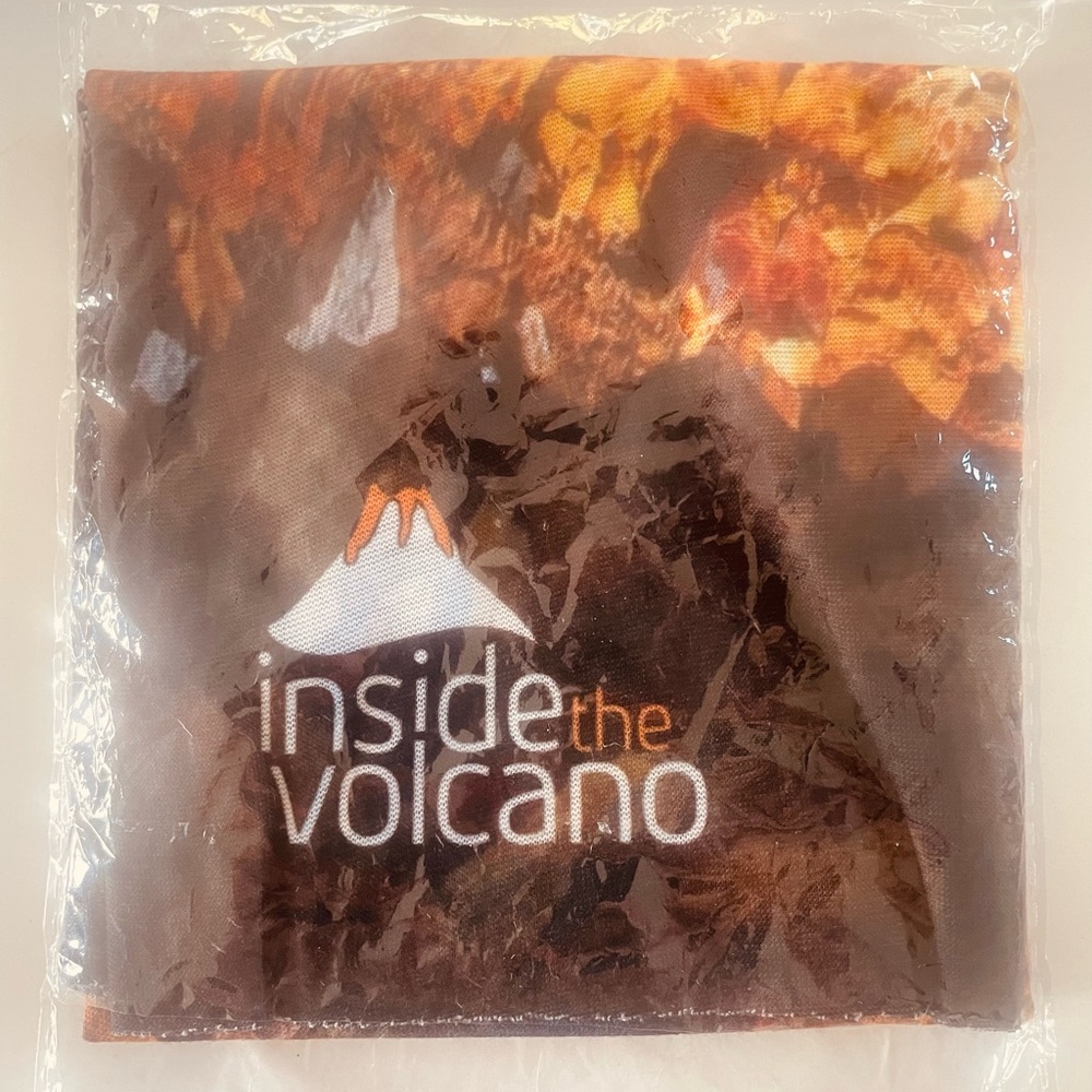Inside the Volcano hiking buff ,never used.